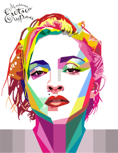 WPAP Madonna Poster Kecil